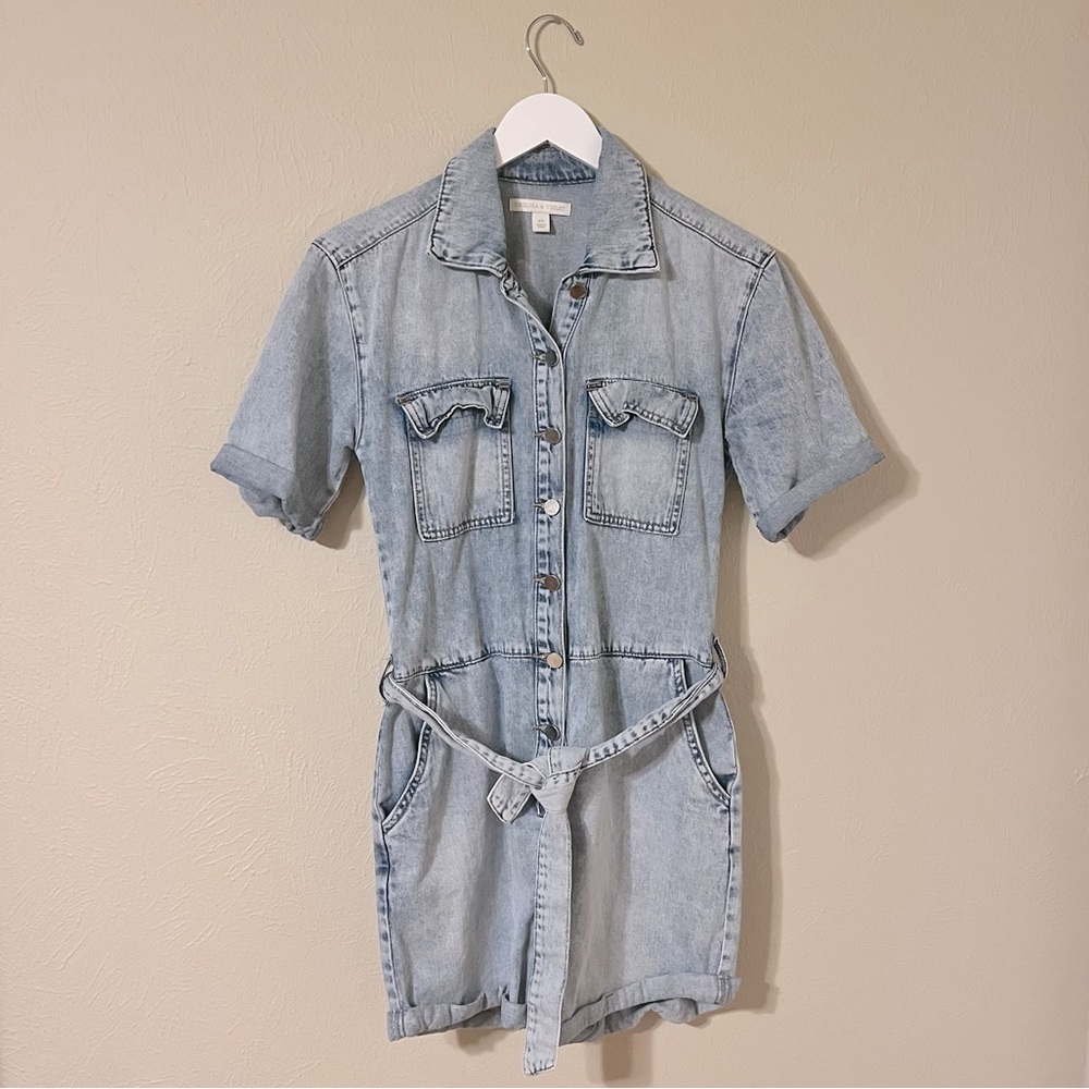 Chelsea & Violet Denim Romper